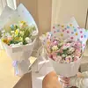 Zhuo Xian Flor Dopamina Serie Papel de Envoltura para Flores Papel Kraft Engrosado 100g Papel de Alta Gama para Ramo Papel de Embalaje para Flores