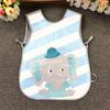 Suministro de fábrica overol impermeable anti-vestido bebé bebé niños babero EVA tridimensional ropa para comer bolsillo toalla de saliva