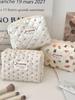 31291 Lindo Estuche de Maquillaje de Oso Floral para Mujer 2024 Nuevo Estuche Portátil para Lápices Bolsa de Almacenamiento Bolsa de Papelería con Cremallera