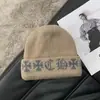 Gorro de Punto Grueso Cálido de Doble Capa Nuevo Otoño/Invierno 2025 para Mujer, Protección para las Orejas, Cálido, Circunferencia de Cabeza Grande, Gorro Slouchy de Moda