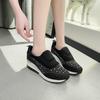 Zapatos de Cuña Talla Grande para Mujer 2025 Primavera Nuevo Estilo Zapatos con Pedrería para Aumentar Altura Interior Tacones Altos Zapatos Perezosos Zapatos Deportivos Casuales para Mujer