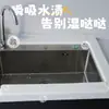 Absorbente Largo Fregadero Pulpa de Madera Algodón Encimera de Cocina Fregadero Base Drenaje Lavabo Fregadero Antisalpicaduras Algodón Absorbente de Agua