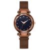 Reloj de Pulsera Popular de Celebridad de Internet de Douyin del Mismo Estilo Lazy Starry Sky para Mujer Milán con Cuarzo Imán Fabricante Dropshipping