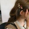 Diseño Coreano de Nicho Clip para Pelo de Perro con Puntos Coloridos y Diamantes Clip Lateral para Flequillo de Mujer Clip de Pato Clip para el Pelo Tocado