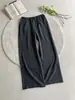 Pantalones a Cuadros de Secado Rápido Estilo Retro Americano para Hombres y Mujeres, Pantalones Finos Transpirables de Verano para Caminar, Pantalones Casuales de Pierna Ancha con Caída