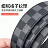 Cinturón para Hombre con Hebilla Plana, Piel de Capa Superior, Diseño a Cuadros, Versátil Decorativo de Piel de Vaca, Moda de Negocios, Sensación de Alta Gama, Cinturón para Pantalones