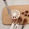 Prensa para puré de patatas estilo japonés, puré casero para bebé, acero inoxidable, prensa de huevos, machacador de comida para bebés, patata