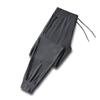 Pantalones de seda de hielo para hombre, pantalones casuales finos de verano para hombre, pantalones deportivos transpirables con tobillos atados, sueltos, de alta elasticidad, de secado rápido y con aire acondicionado