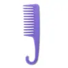 Peine de Dientes Anchos Peine Masajeador con Gancho Peine para Cabello Rizado Cabello Largo Fácil de Peinar Peine Grande para el Hogar No se Rompe Fácilmente Cabello Liso para Hombres y Mujeres