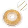 Moda Europeia e Americana Galvanoplastia Ouro Corrente Plana de Ferro Personalidade Coringa DIY Corrente Plana para Clavícula Joia Corrente Atacado
