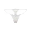 Tanga negro para mujer con tiras finas, transpirable, deportivo, color liso, entrepierna de algodón puro, tanga sexy de tiro bajo