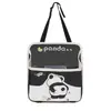 Bolsa de Armazenamento para Carro Panda Fofo Couro Multifuncional Grande Capacidade Lixeira Suspensa para Carro Balde de Armazenamento para Guarda-chuva