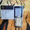 Amuleto Budista Tailandês: Luang Por Suat 2514 Luang Por Buda Branco, 6ª Edição Luang Por Buda Branco, Autêntico Amuleto Tailandês Original do Templo