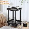 Mesa Auxiliar para Sofá, Mesa de Centro Móvil, Estante de Almacenamiento, Mesita de Noche para Dormitorio, Mini Gabinete Auxiliar de Moda para Apartamentos Pequeños