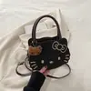 Bolso Bandolera de Gato Lindo de Dibujos Animados para Mujer, Diseño de Nicho, Bolso de Mano de Moda y Texturizado, Bolso Pequeño Exquisito y Versátil