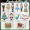 Cascanueces de Navidad Decoraciones de Navidad Adornos de Madera Artesanías de Madera Decoraciones para Fiestas Navideñas Adornos Colgantes