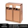 Cubo de almacenamiento cuadrado para hotel comercial, cubo de basura para pasillo de vestíbulo de centro comercial, cenicero de alto valor, cubo de basura de acero inoxidable
