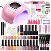Kit de extensión de gel para uñas 12+4 transfronterizo Xiyin juego de herramientas para arte de uñas gel de fototerapia EU CPSR