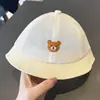 Sombrero de Sol de Verano para Bebé Sombrero de Pescador de Malla para Bebé Delgado Estilo Coreano Lindo Súper Lindo Sombrero Protector Solar para Niños y Niñas