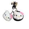 Muñeca Gatito Linda de Peluche con Lazo Negro en Polvo Accesorios para Bolso de Muñeca Monedero Accesorios Colgantes Llavero