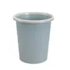 Cubo de basura de cocina con aro prensador, rayas verticales, cubo de basura doméstico, sala de estar, baño, cubo de basura grande, venta al por mayor