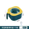Caja de condimentos integrada de cuatro compartimentos para cocina casera, sellada y dividida para sal, glutamato monosódico y otros condimentos, una herramienta mágica para almacenar condimentos