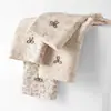 Cuecas Boxer Femininas Novo Estilo, Tipo Algodão Bebê, Antibacterianas, Cobertura Estendida na Virilha, Estampa Floral, Boxer de Quatro Cantos para Meninas