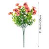 Amazon Transfronterizo Flor Artificial Eucalipto Pensamiento Arreglo de Flores de Seda Simulada Decoración para el Hogar Adornos de Plantas Creativas