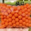 Venta al por mayor de cuentas redondas de acrílico de color sólido, cuentas sueltas, cuentas de caramelo, cuentas de plástico, bolas de plástico de color caramelo.