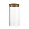 Frasco de Vidro Selado Personalizado Caixa Selada Redonda Frasco de Café Frasco de Vidro Grão Dourado Atacado Frasco de Armazenamento Frasco para Grãos