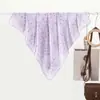 Estilo Pastoral Simples Lenço Pequeno Feminino Estampado Sentido Avançado Fofo Cereja Castanha Versátil Lenço Pequeno Proteção Solar de Verão