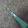 Colgante de borla de bambú con patrón de nube directo de fábrica, broche para cheongsam, borla para saquito, colgante para abanico, accesorio de estilo antiguo Hanfu