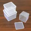 Caja Mantenedora de Frescura Erlifan con Tapa, Caja Transparente de Plástico, Caja para Material Medicinal, Caja para Mermelada y Leche de Soya, Caja para Pastel, Caja para Conservar Muestras