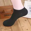 Meias Curtas Masculinas, Meias de Primavera e Outono, Meias Sapatilha, Pretas, Embaladas Individualmente, Absorventes de Suor, Cano Curto, Meias de Algodão Lisas, Atacado