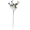 108 Flores Artificiales de Gipsofila de Plástico Duro Decoración de Boda para el Hogar Decoración de Escena de Salón de Bodas Fabricante Venta al Por Mayor