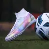 Nuevos Zapatos de Fútbol de Caña Alta para Adolescentes, Adultos, Tacos Largos para Hombre, Zapatos de Entrenamiento y Competición, Zapatos Deportivos