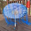 Novo Estilo Chinês Guarda-chuva de Seda Antigo Borla Fita Dinastia Han Sessão de Fotos Acessórios de Guarda-chuva de Papel de Óleo Feminino Clássico Qipao Guarda-chuva para Fotografia