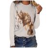 Camiseta de manga larga para mujer