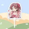 Puella Magi Madoka Magica Placa de Pegada Grande em Formato de Leque Mercadoria de Suporte para Shows Estilo Igual ao do Tiktok