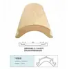 Incrustaciones Decorativas Curvas Estilo Europeo, Tablero de Fibra de Densidad Media, Tiras de Madera, Cubiertas para Puertas de Gabinete, Líneas de Hebilla Flotante en Forma de Arco, Metabo