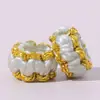 Nó Plano de Tecelagem Fina Bobina 5mm Fio Dourado Laçado Joias Feitas à Mão Acessórios de Tecelagem Acessórios para Pulseira Espaçador Cordão para Colar