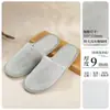 Pantuflas Desechables de Hotel de Alta Gama para Uso en Casa, Casas de Huéspedes, Bed & Breakfasts, Clubes, Pantuflas de Terciopelo Coral, Engrosadas y Antideslizantes, en Stock