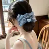 Scrunchie de renda estilo coreano para mulheres, elástico de rabo de cavalo de alta qualidade, alta elasticidade e faixa de cabelo durável