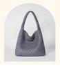 Bolsas Tejidas Hechas a Mano Transfronterizas para Mujer, Bolso Cubo de Hombro de Gran Capacidad, Bolso Tote Versátil para el Día a Día, Set de Bolsas Tejidas Madre e Hija