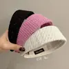 Diadema Rosa Estilo Francés Corona Alta Diadema Ancho Accesorio para el Cabello para Mujeres