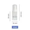 Frasco de Mousse de Limpeza Fashion com Bomba, Frasco de Plástico PET com Boca de 30mm, Frasco de Mousse Espumante para Limpeza Facial de 100ml, Personalizável