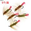 Traje micro-objeto Luya cebo mosca mosca mosca cebo falso Nome anzuelo abeja Hormiga pesca con mosca Luya anzuelo de pelo pesca boca tira blanca