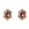 Pendientes Metálicos Retro con Perlas y Pétalos Geométricos Transfronterizos para Mujer, Diseño de Nicho Único, Pendientes Súper Brillantes al por Mayor