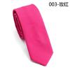 Corbata de Algodón de Color Puro para Hombre Estilo Coreano Versión Estrecha 6.5cm Estilo Japonés Simple Moda Corbata de Estudiante Lista para Entrega