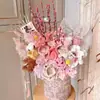 2025 Vara Twist de Ano Novo Balde Abraço Flor de Véspera de Ano Novo Pacote de Material Caseiro DIY Buquê para Presentes de Ano Novo para Amigos